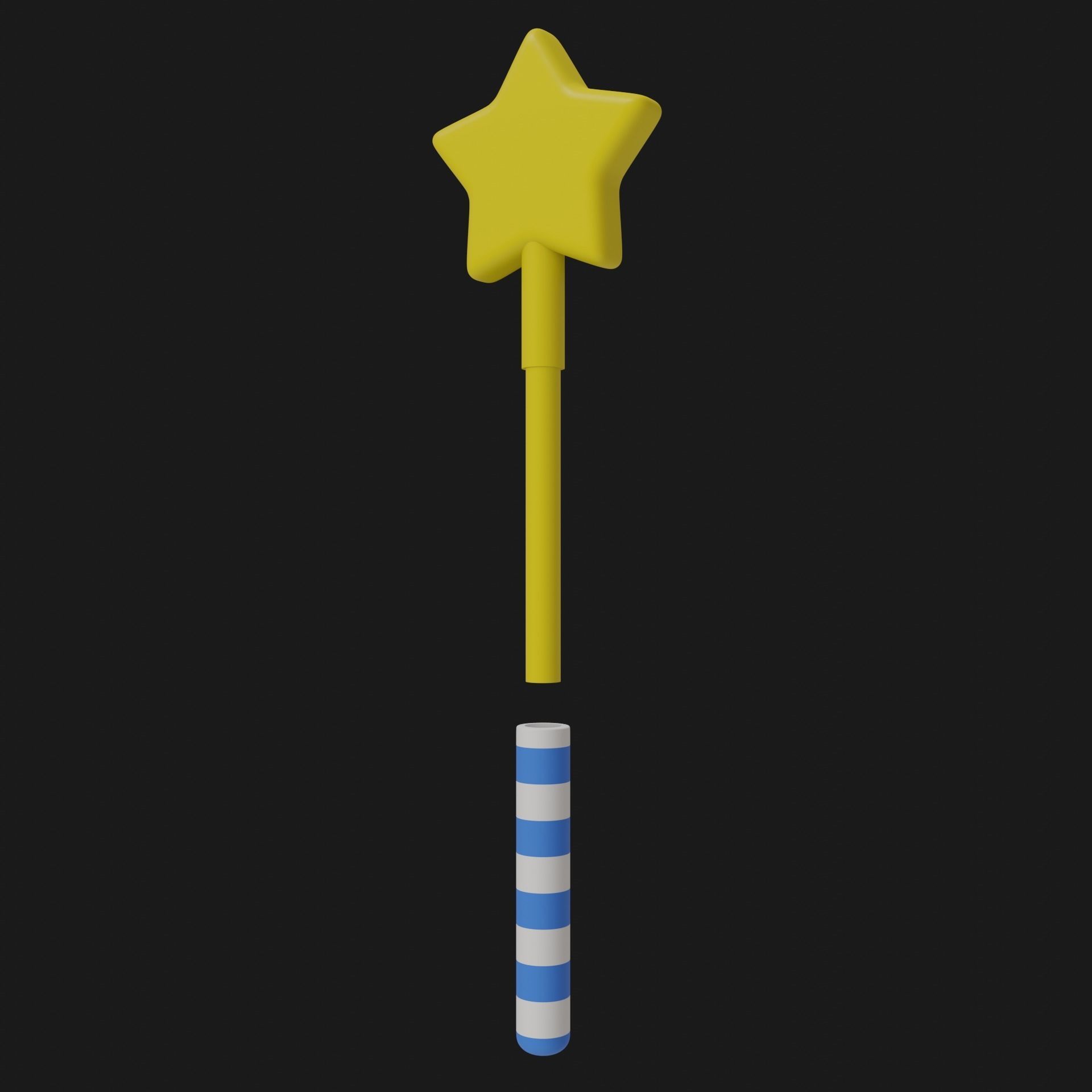 Animal Crossing Star Wand Replica Prop 3D print model_3