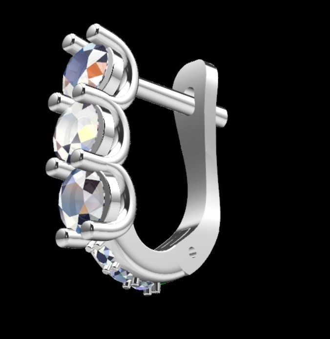 Earrings rk7 3D print model_18