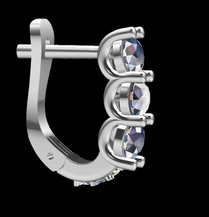 Earrings rk7 3D print model_17