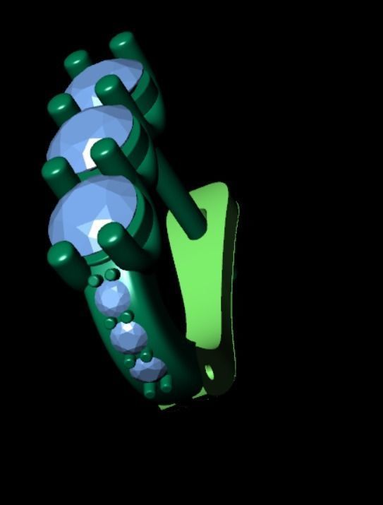 Earrings rk7 3D print model_8