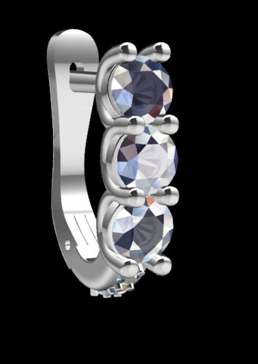 Earrings rk7 3D print model_14