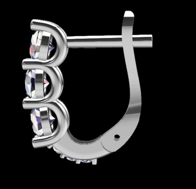 Earrings rk7 3D print model_16