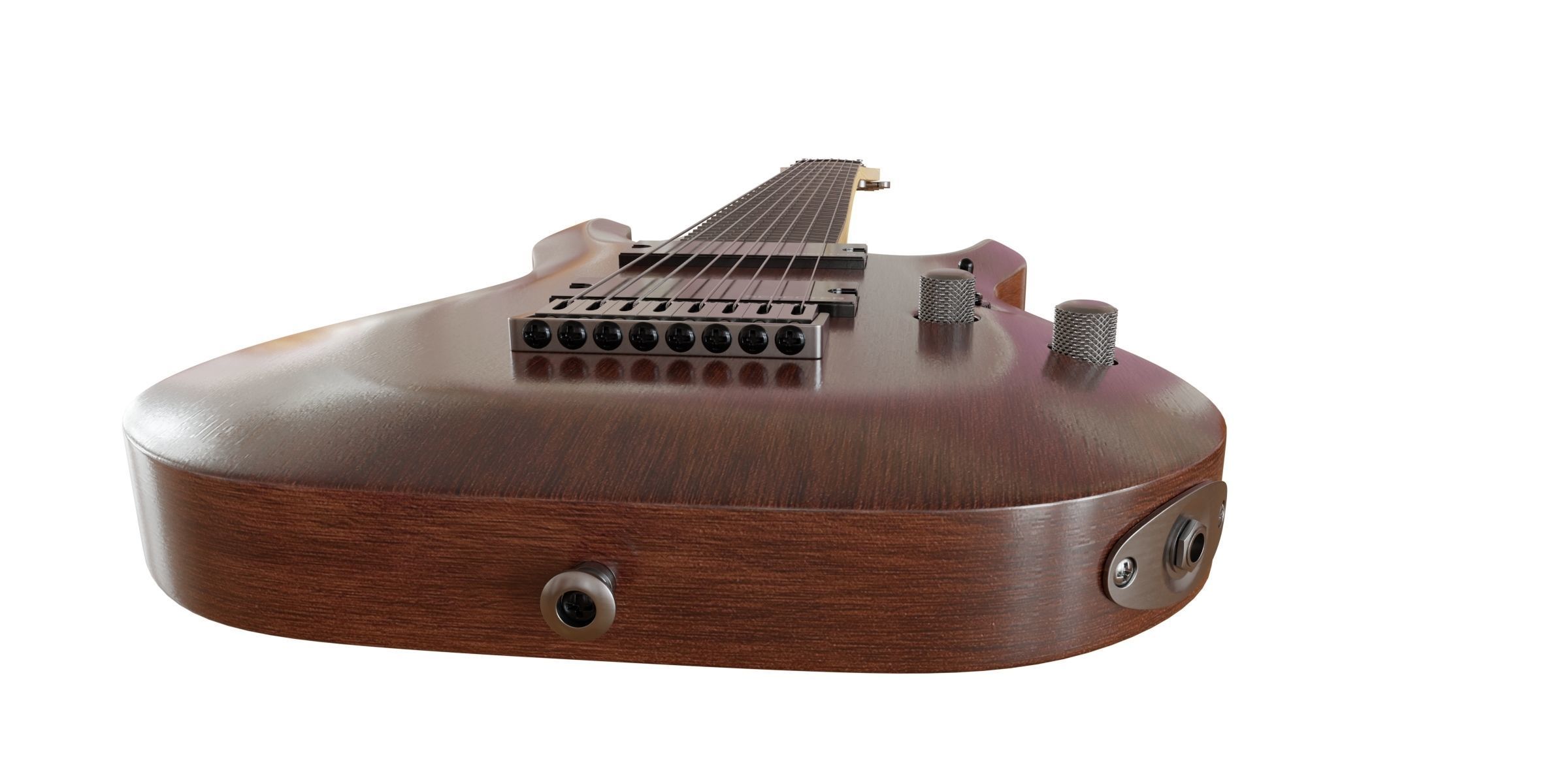 Schecter OMEN-8 Electric Guitar 3D model_6