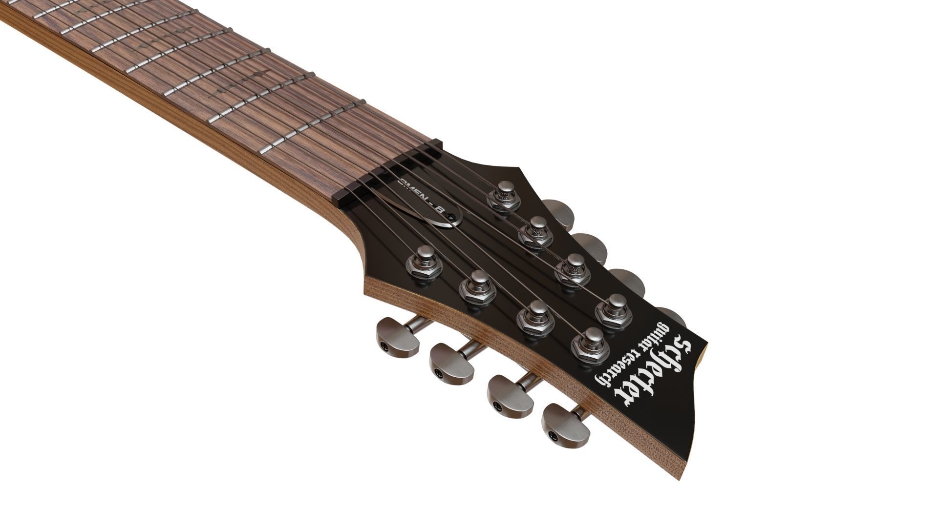 Schecter OMEN-8 Electric Guitar 3D model_8