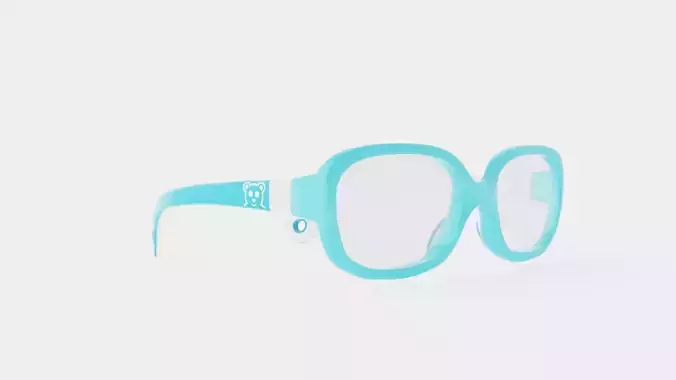 Kids by Safilo - SA 0002 GUB Glasses Low-poly 3D model
