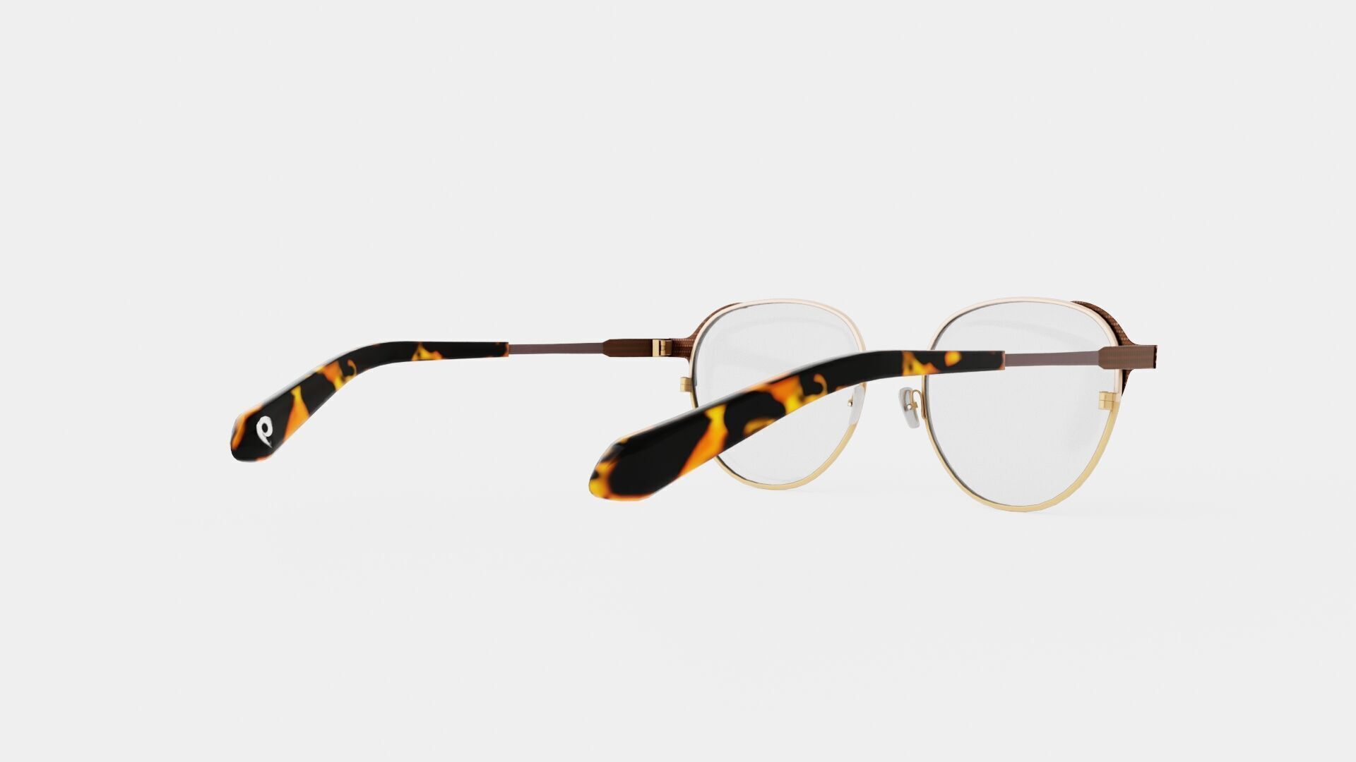 JF Rey Petite - PM061 8095 Glasses Low-poly 3D model_3