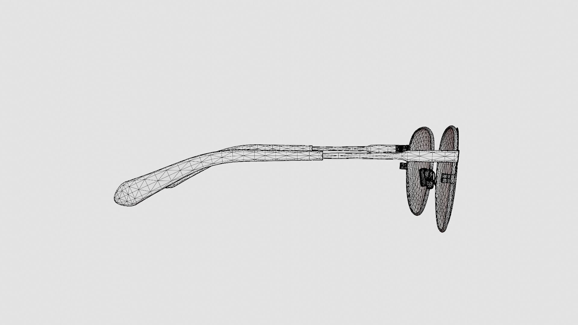 JF Rey Petite - PM061 8095 Glasses Low-poly 3D model_8