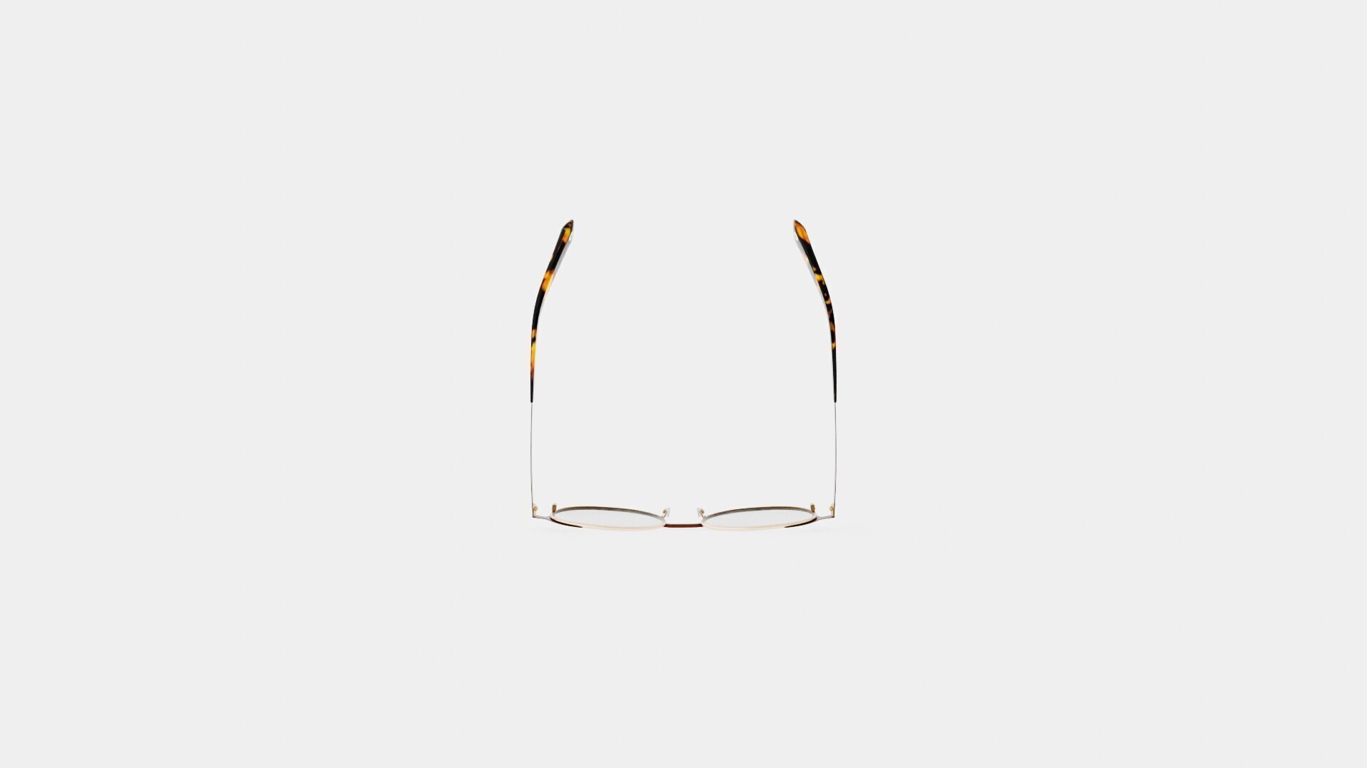 JF Rey Petite - PM061 8095 Glasses Low-poly 3D model_5