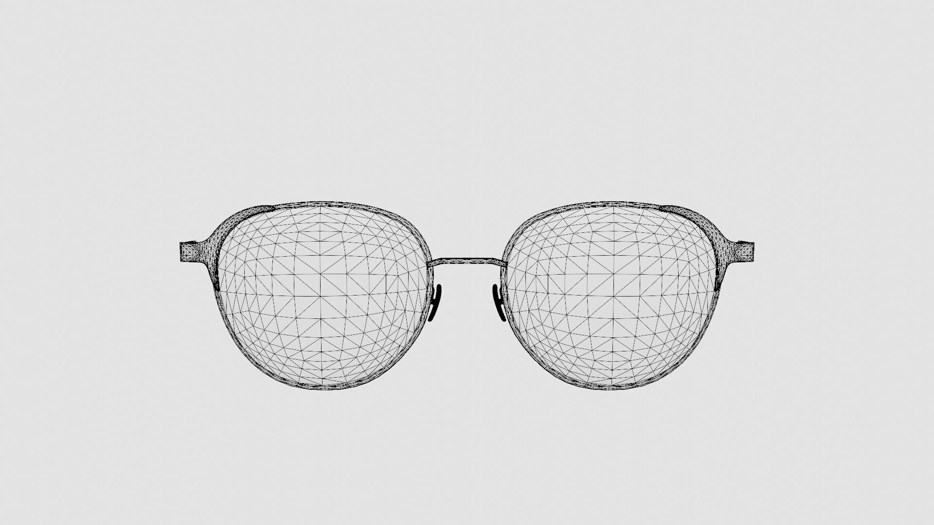JF Rey Petite - PM061 8095 Glasses Low-poly 3D model_6