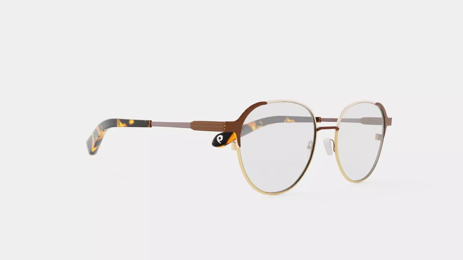 JF Rey Petite - PM061 8095 Glasses Low-poly 3D model_0