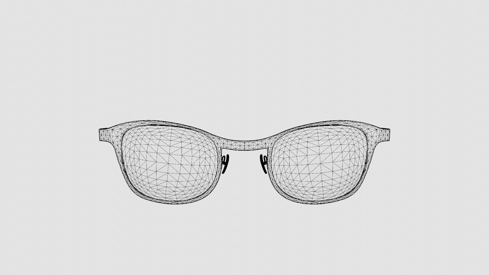 JF Rey Petite - PM049 3030 Glasses Low-poly 3D model_6