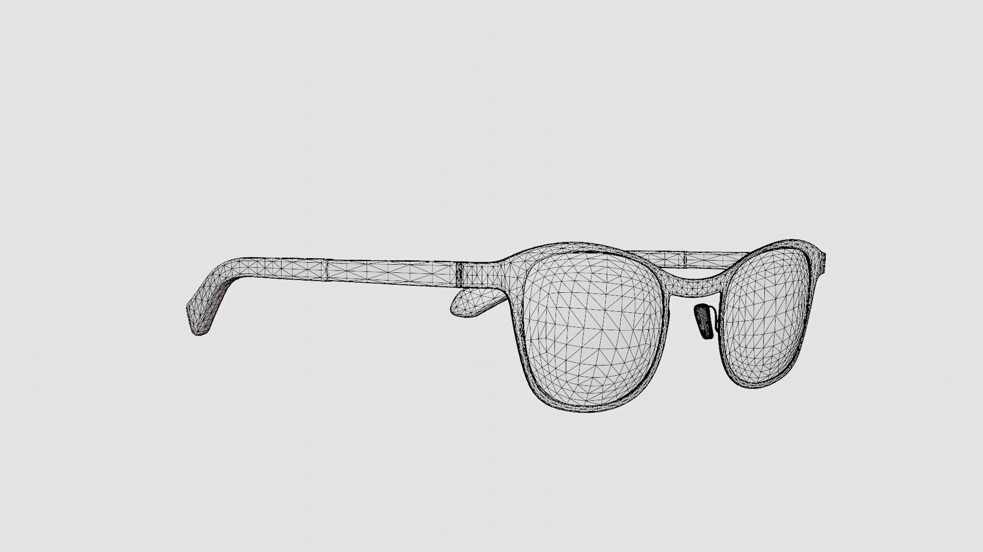JF Rey Petite - PM049 3030 Glasses Low-poly 3D model_7
