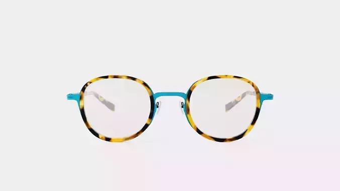 JF Rey - JF2819 9045 Glasses Low-poly 3D model