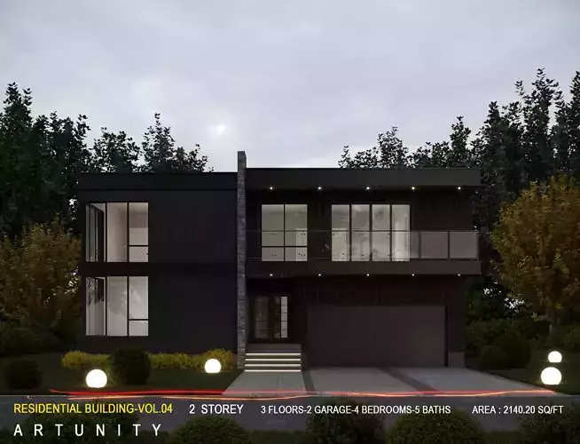 Residential-Building-vol-04-3Dmodel 3D model
