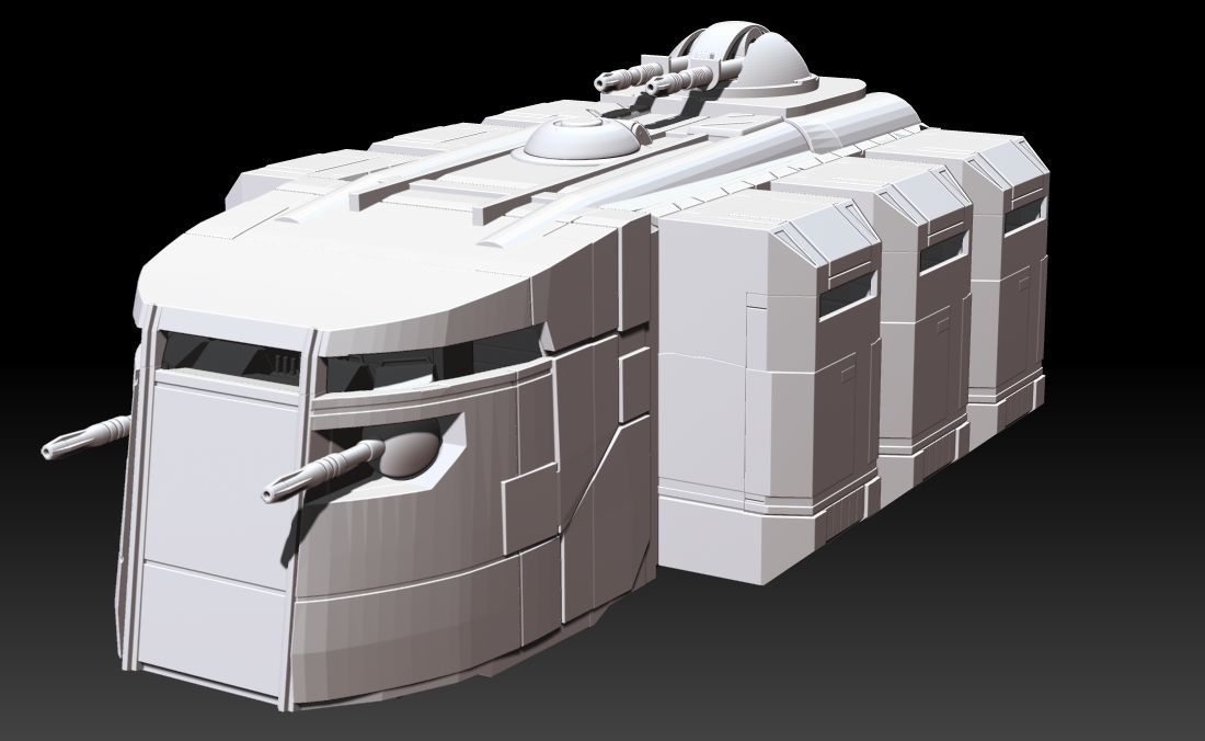Imperial Troop Transport 3D print model_5