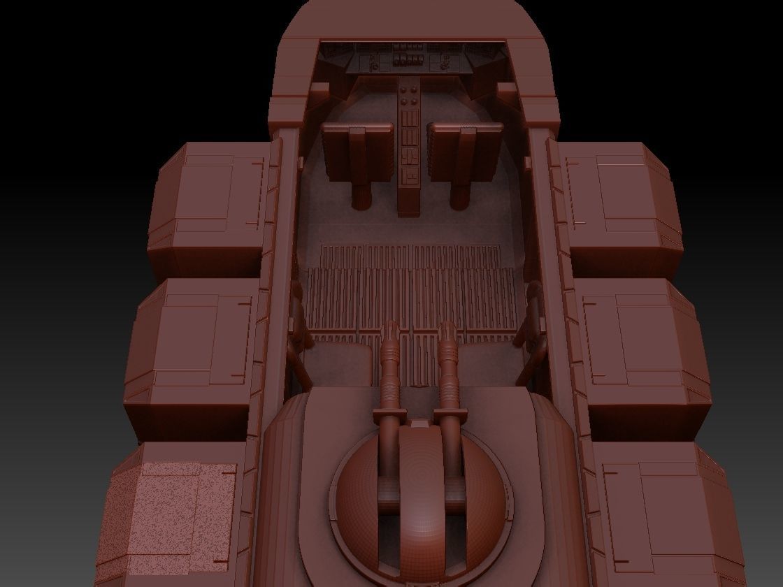 Imperial Troop Transport 3D print model_7