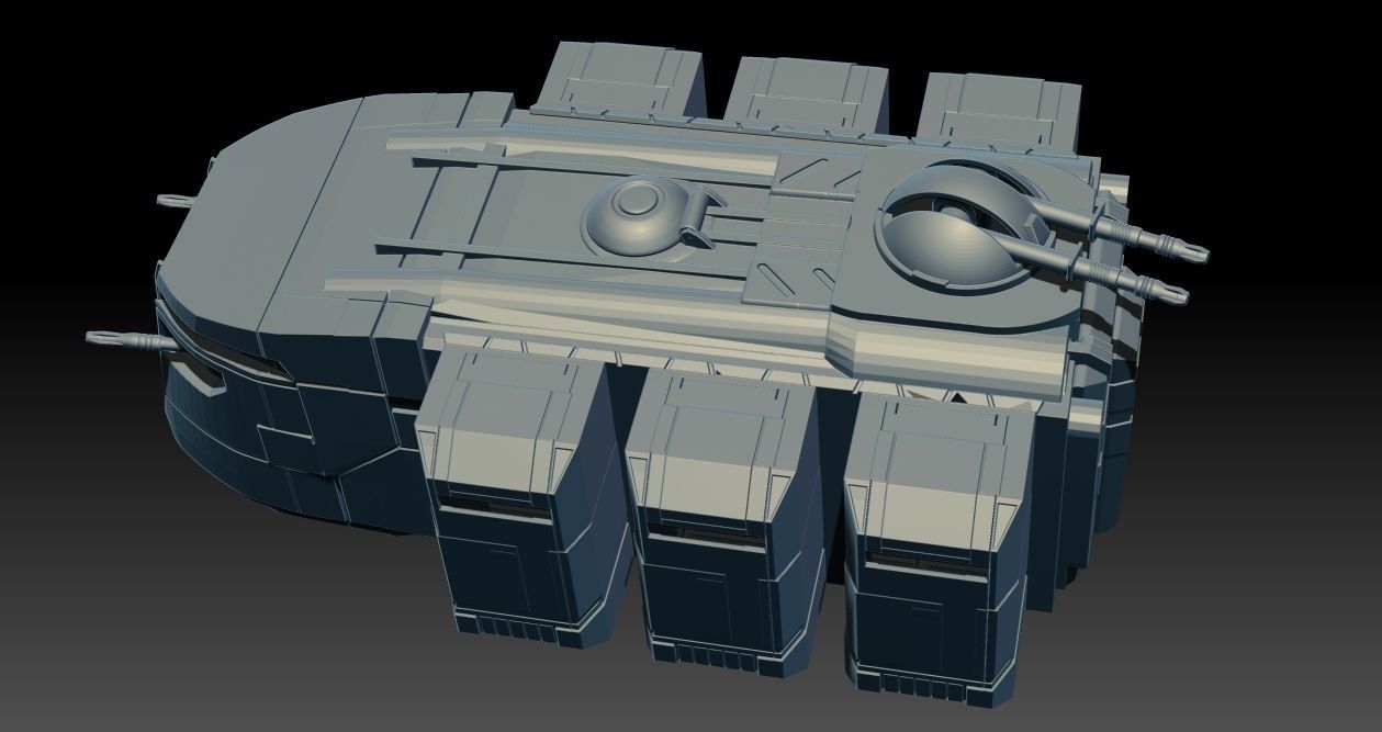 Imperial Troop Transport 3D print model_3