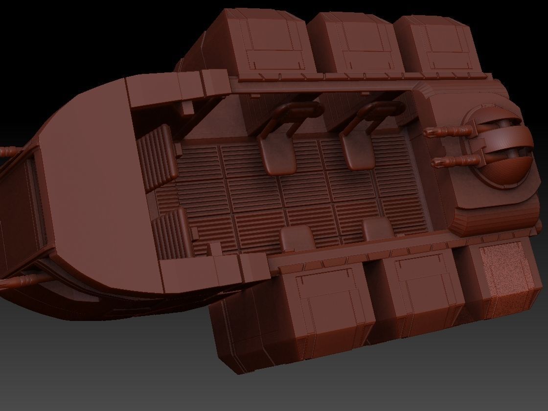 Imperial Troop Transport 3D print model_6