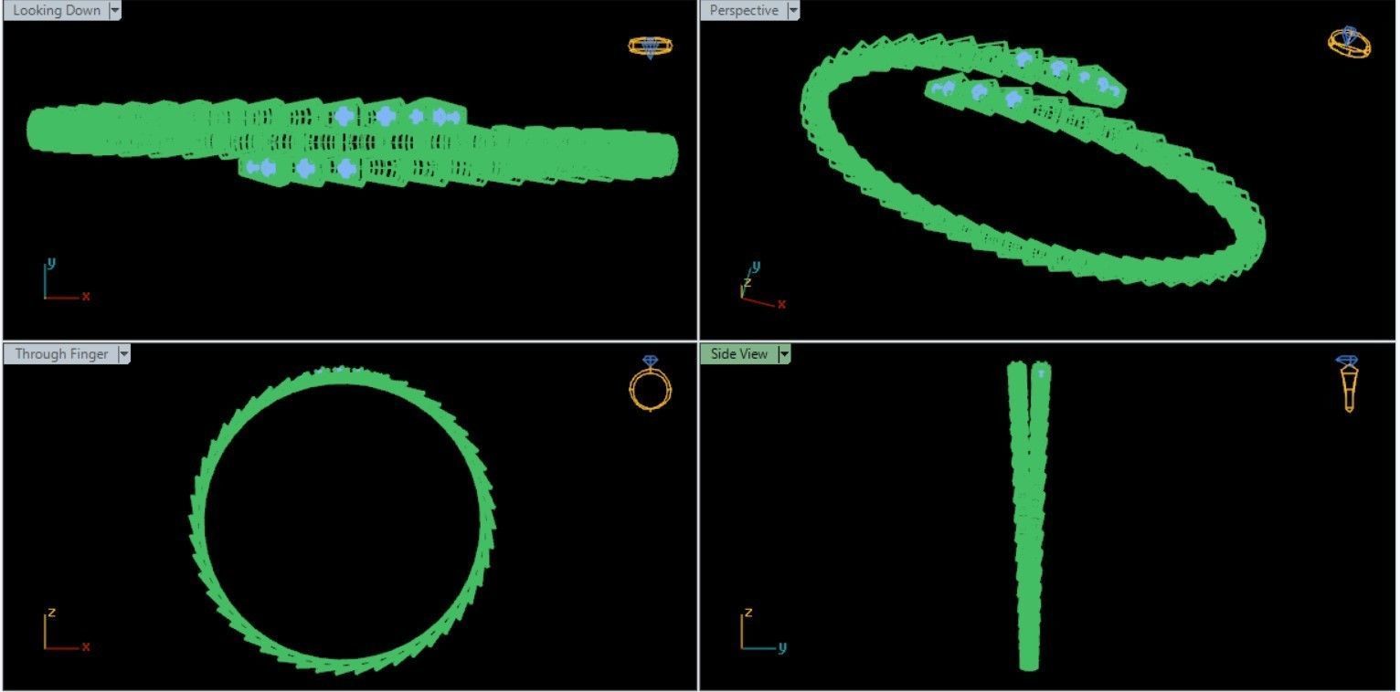 BVLGARI SERPENTI BRACLET 3D print model_6