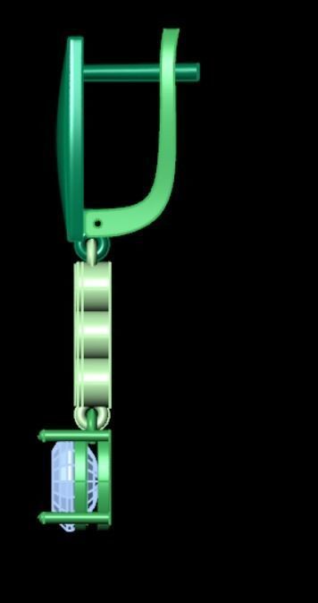 Earrings rk8 3D print model_10