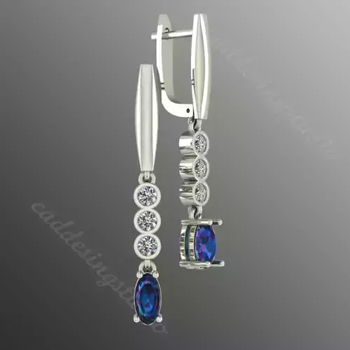 Earrings rk8 3D print model Earrings rk8 3D print model