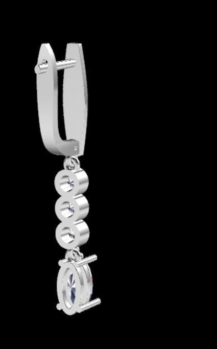 Earrings rk8 3D print model_8