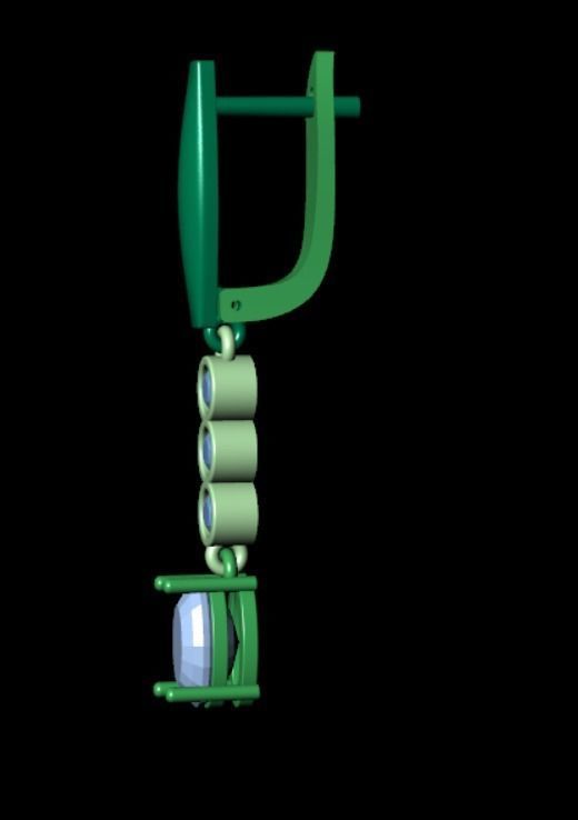 Earrings rk8 3D print model_16