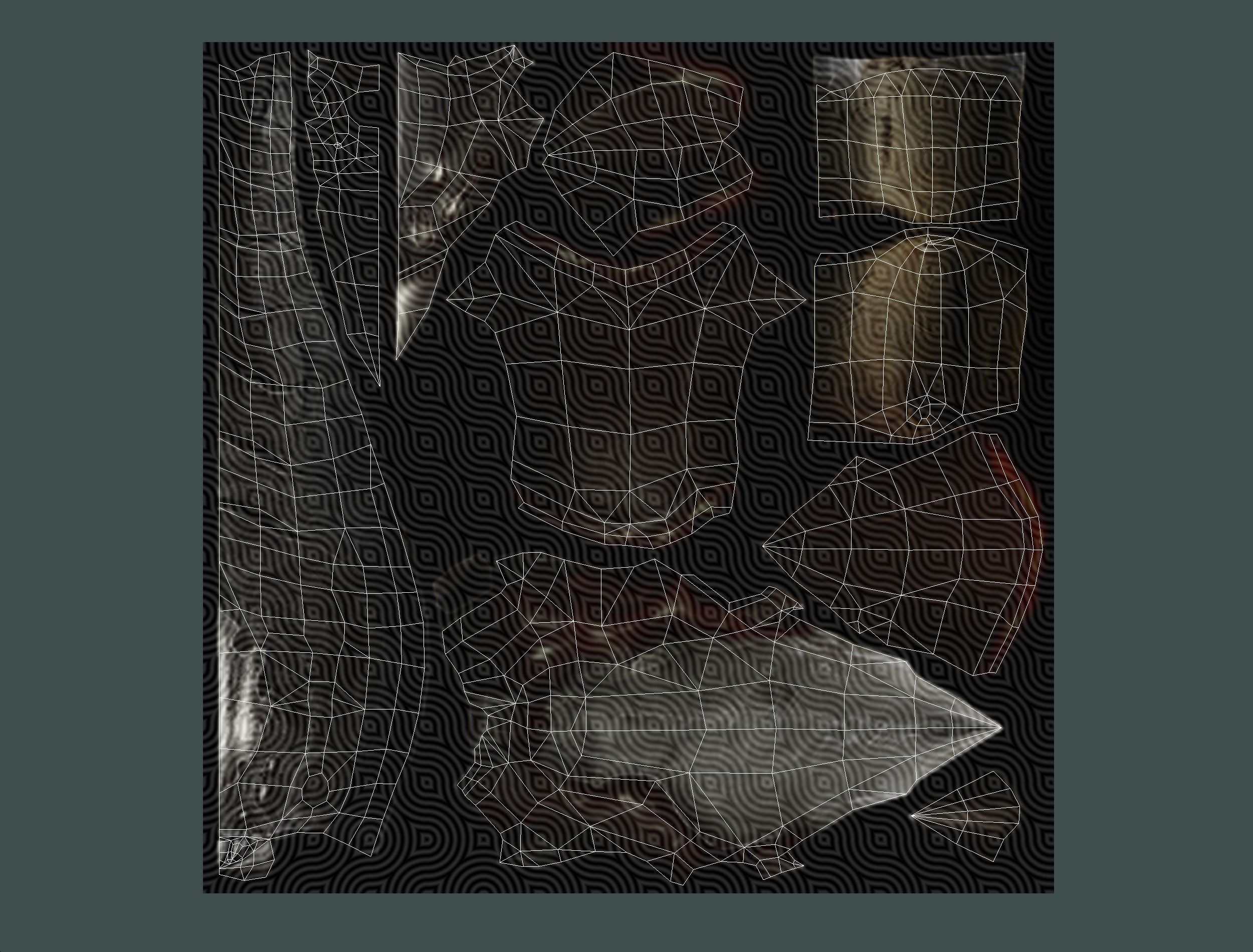 Low Poly Monster Yellow Scorpio Creature Low-poly 3D model_20