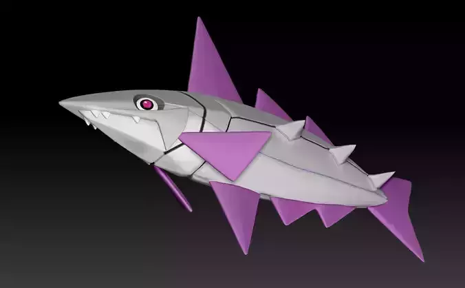 Pokemon Veluza 3D print model