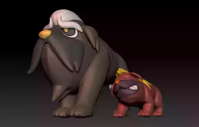 Pokemon Maschiff Mabosstiff