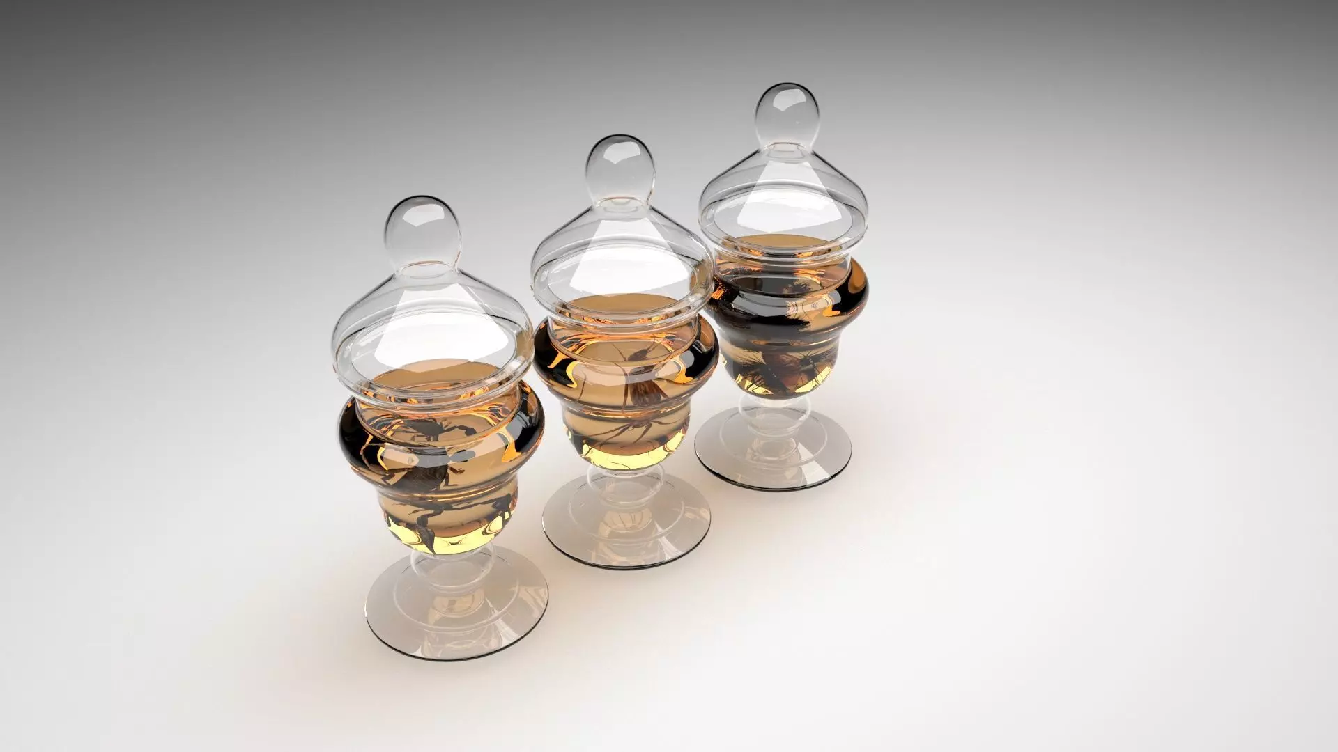 Vintage Insect Jars 3D model