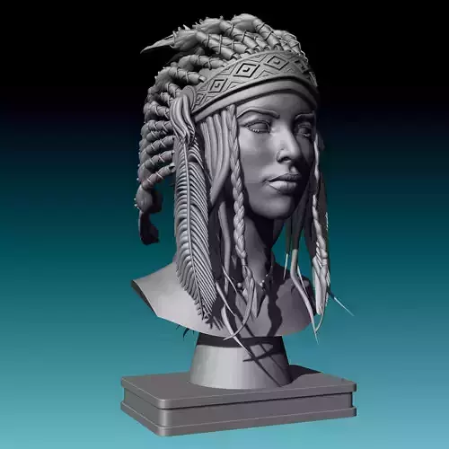 INDIA BUST 3D print model