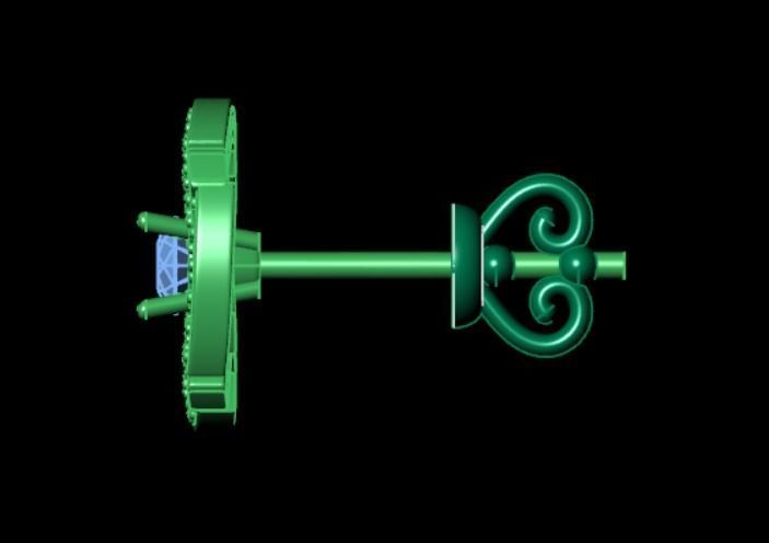 Earrings rk10 3D print model_7