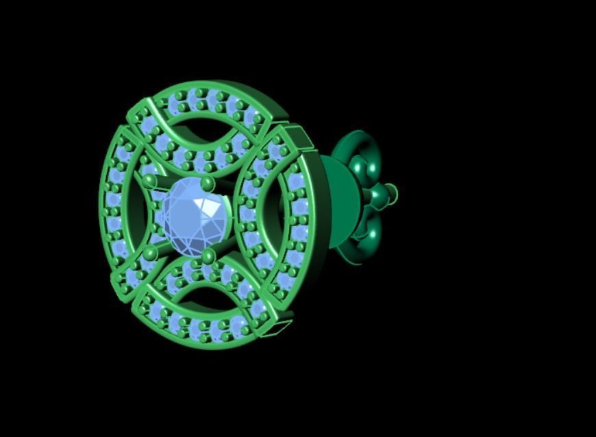 Earrings rk10 3D print model_10