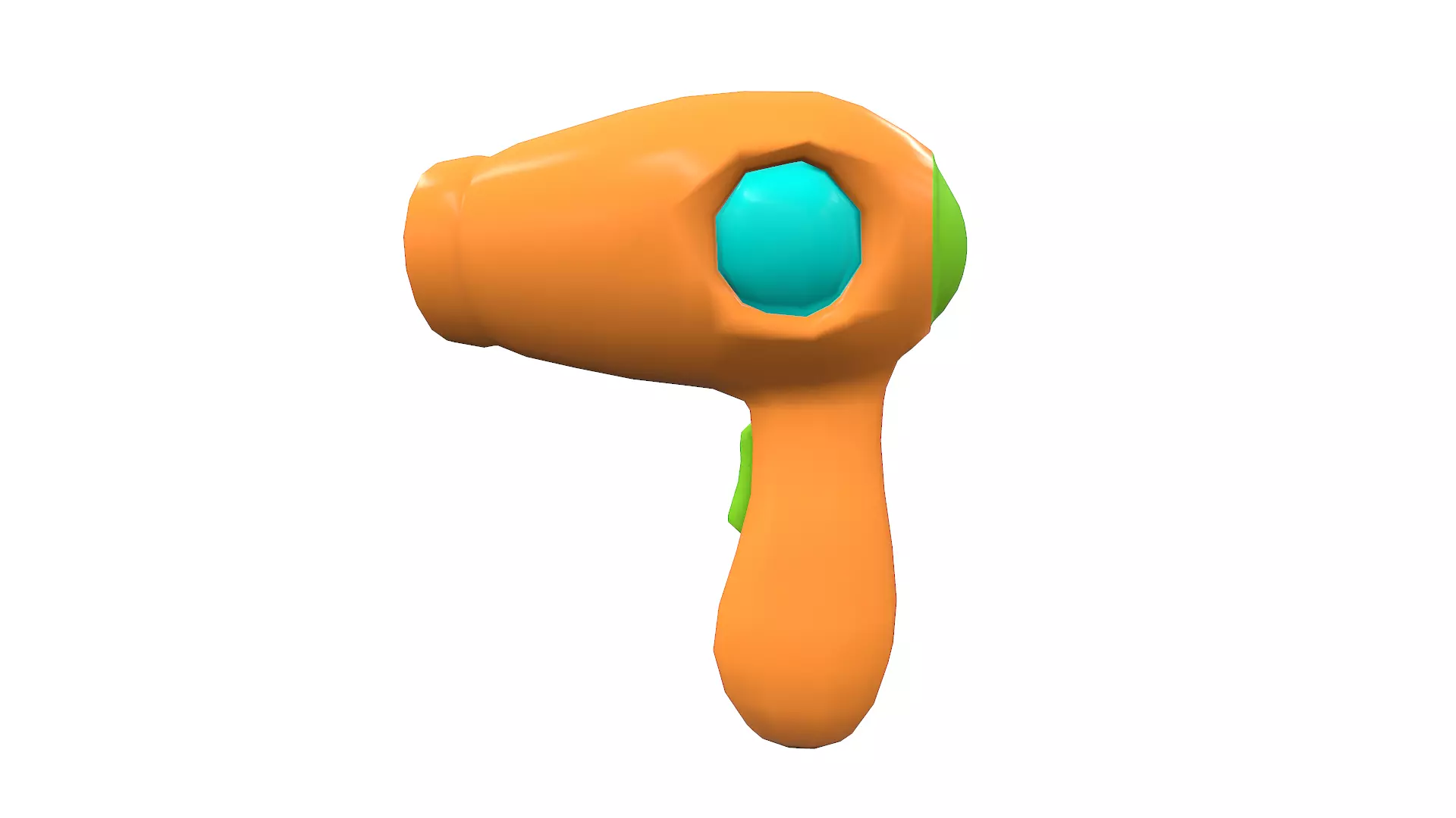 Hair Dryer Free low-poly 3D model
