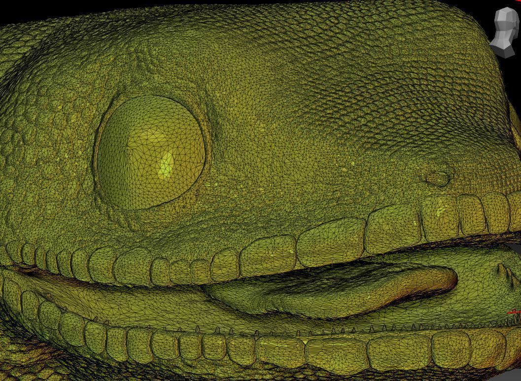 Gecko lizard 3D print model_9