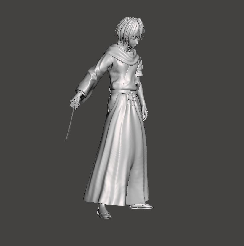 Kuchiki Rukia 3D Model 3D print model_3