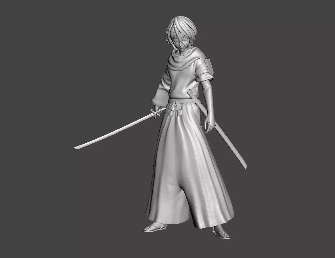 Kuchiki Rukia 3D Model 3D print model_0