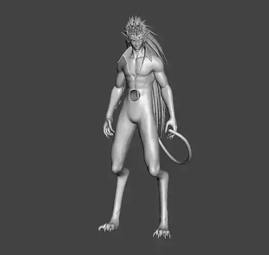 Grimmjow Jaegerjaquez Pantera 3D Model