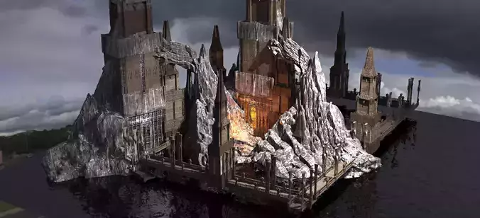 Dark Lord Feudal Fort Kit bash 