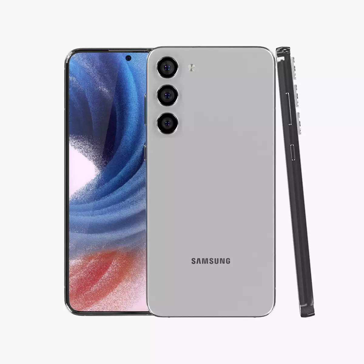 Samsung Galaxy S23 Plus Low-poly 3D model_0