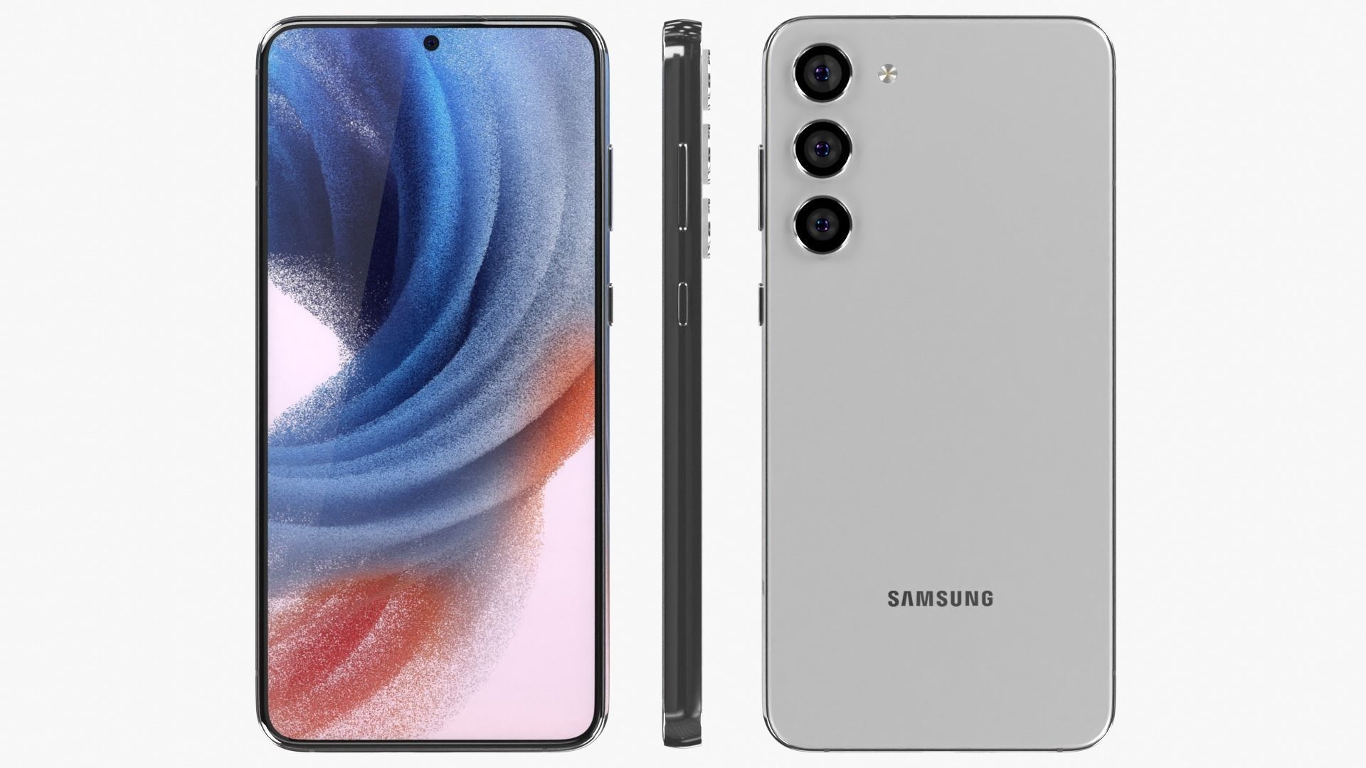 Samsung Galaxy S23 Plus Low-poly 3D model_2