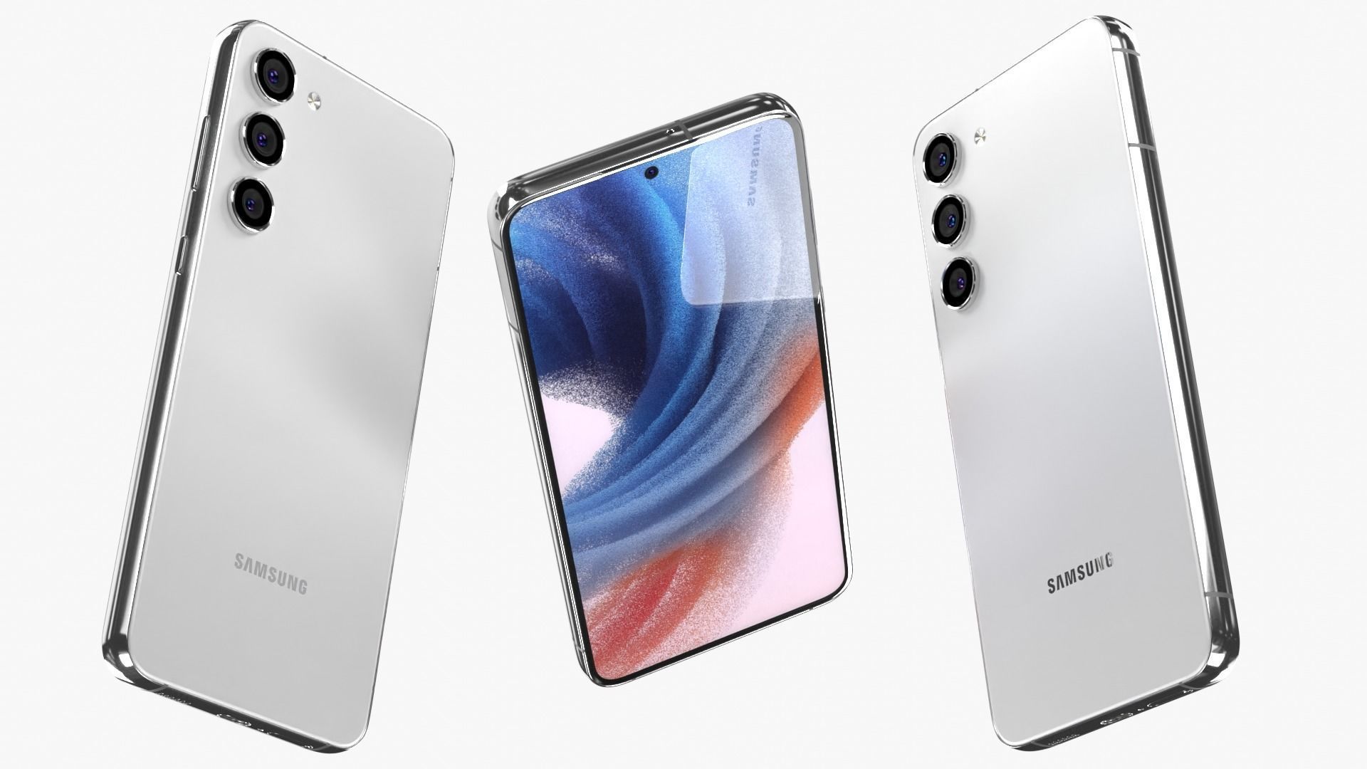 Samsung Galaxy S23 Plus Low-poly 3D model_4