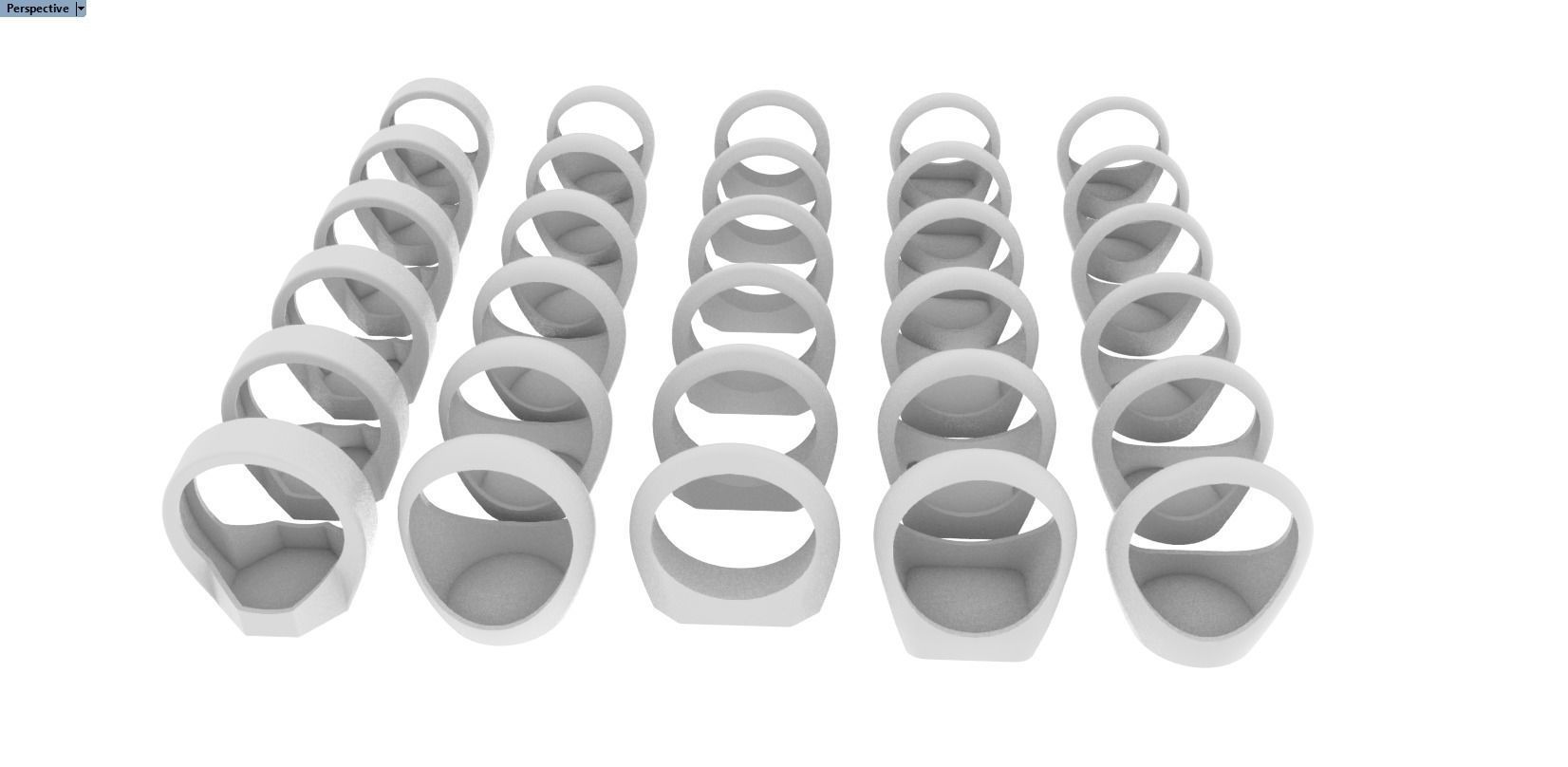 30 signets dimension collection 3D print model_12