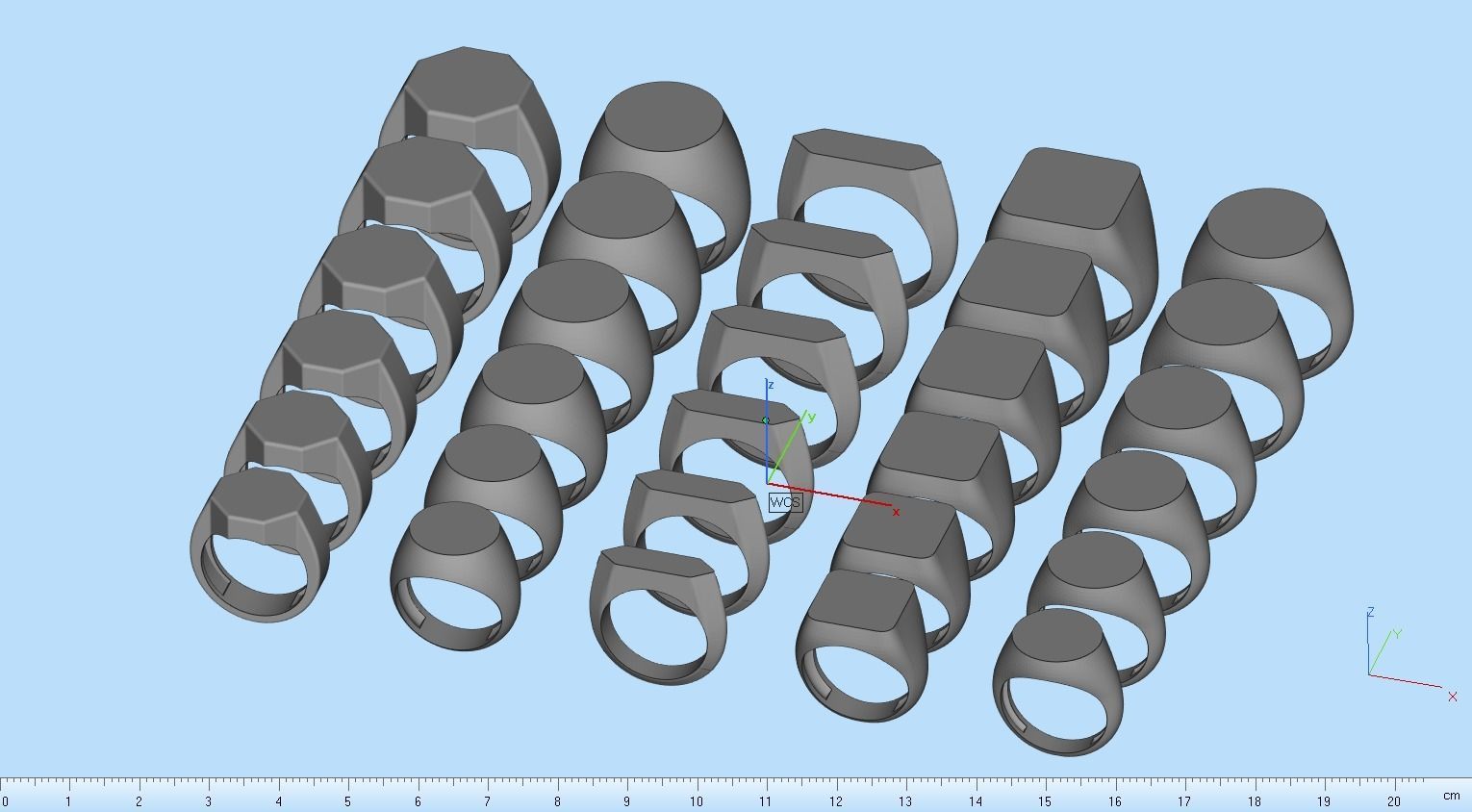 30 signets dimension collection 3D print model_13