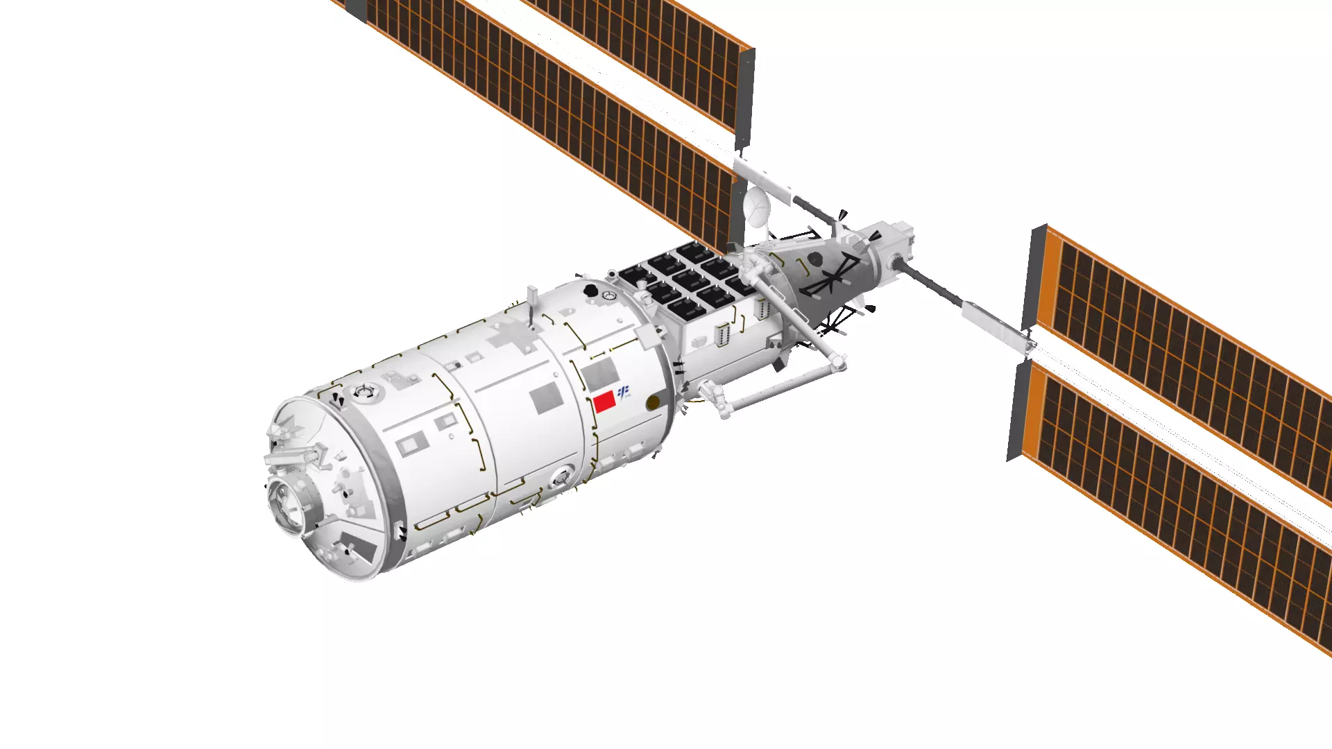 wentian experiment module - blender - fbx 3D model