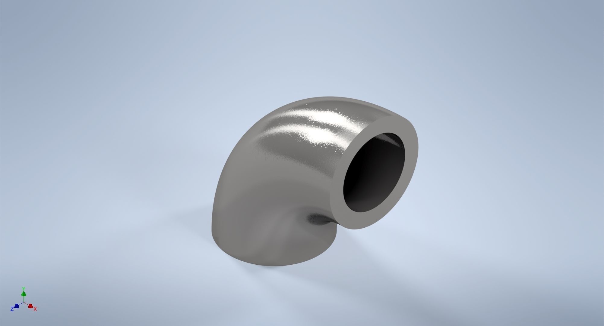 1 1-4 inches NPS BW 90 Degrees LR Elbows ASME-ANSI 3D print model_4