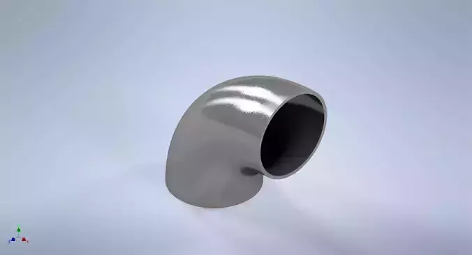 1 1-4 inches NPS BW 90 Degrees LR Elbows ASME-ANSI 3D print model