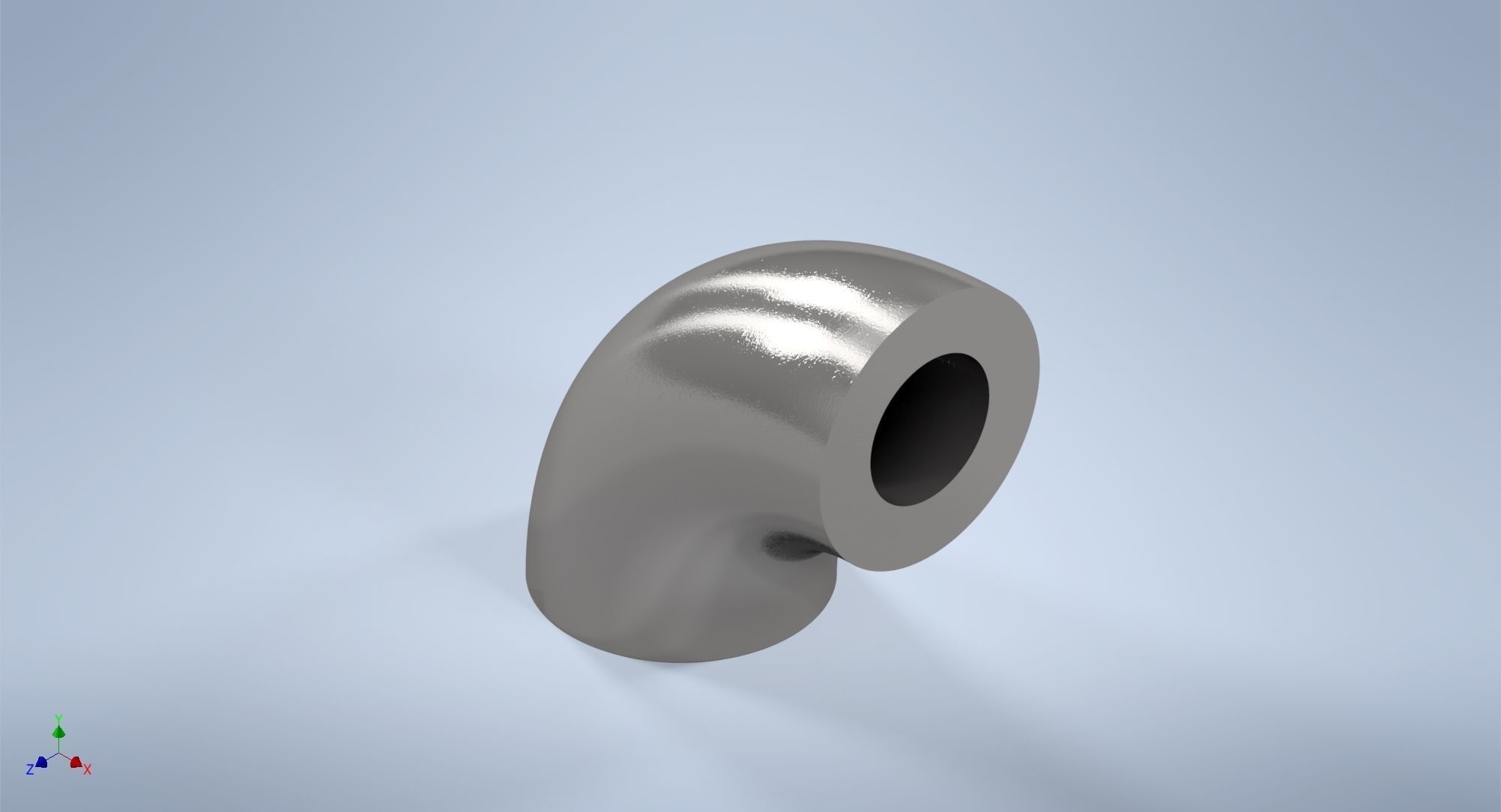 1 1-4 inches NPS BW 90 Degrees LR Elbows ASME-ANSI 3D print model_5