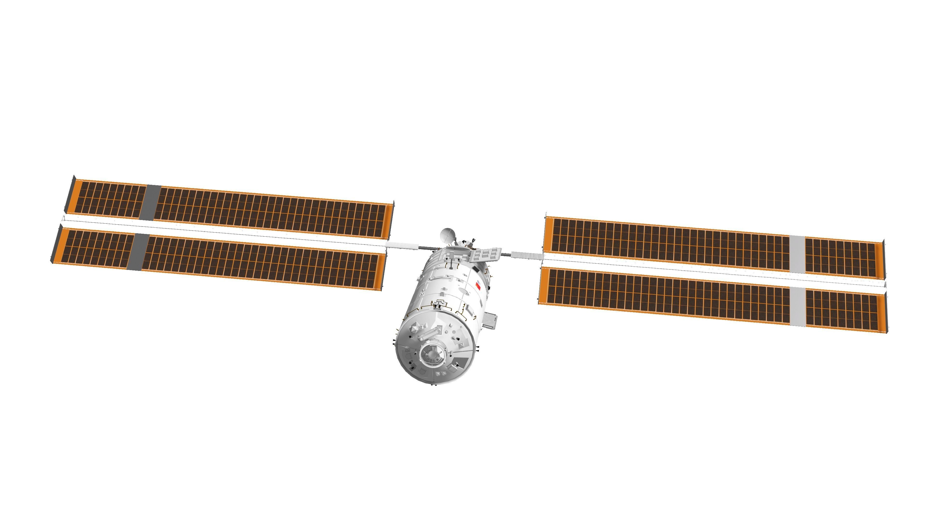 Mengtian Experiment Module - Blender - fbx 3D model_4